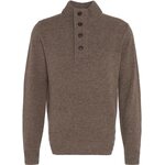 Barbour Essential Patch Half Zip Mens Dark Stone