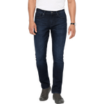 Duer Tech Fleece Denim Relaxed Taper Mens Dark Indigo