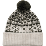 Varg Blåsten Beanie Grey with Green