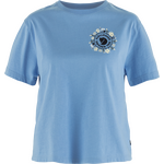 Fjällräven Fjällblomster Logo T-shirt Womens Ultramarine (537)