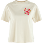 Fjällräven Fjällblomster Logo T-shirt Womens Chalk White (113)