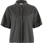 Fjällräven Övik Hemp Camp Shirt Short Sleeve Womens Dark Grey (030)