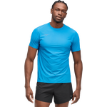 Hoka Airolite Run Short Sleeve Mens Hoka Blue