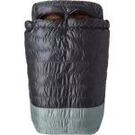 Big Agnes King Solomon 20°F/-7°C Double Wide Asphalt/Chinois Blue