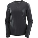 Salomon SHKout Core Long Sleeve Tee Womens Deep Black