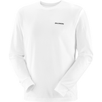 Salomon Logo Long Sleeve Tee Mens White