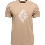 Black Diamond Engineered Diamond Short Sleeve Tee Mens Mushroom