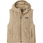 Patagonia Light Gust Hooded Vest Womens Oar Tan