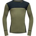 Devold Lauparen Merino 190 Base Shirt Mens Ink/Lichen/Black