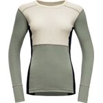 Devold Lauparen Merino 190 Base Shirt Womens Raw White/Fog/Ink