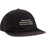 Mons Royale Roam 6 Panel Cap Black