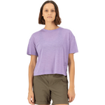 Mons Royale Zephyr Merino Tencel Boxy T-Shirt Womens Lupin