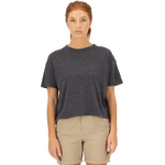 Mons Royale Zephyr Merino Tencel Boxy T-Shirt Womens Smoke