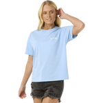 Rip Curl Ocean Tech Relaxed Tee Womens Mid Blue