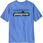 Patagonia P-6 Logo Responsibili-Tee Mens Abundant Blue