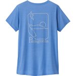 Patagonia Cap Cool Daily Graphic Shirt - Waters Womens Swelldrifter: Abundant Blue X-Dye