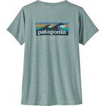 Patagonia Cap Cool Daily Graphic Shirt - Waters Womens Boardshort Logo: Thermal Blue X-Dye