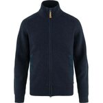Fjällräven Övik Zip Cardigan Knit Mens Dark Navy (555)