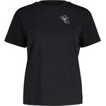 Maloja CassetteM. Organic Cotton Tee Womens Deep Black