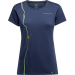 La Sportiva Route T-Shirt Womens Night Sky