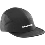 Salomon Five Panel Cap Deep Black