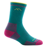Darn Tough Hiker Coolmax Micro Crew Midweight with Cushion Womens Teal