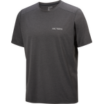 Arc'teryx Cormac Arc'Bird Logo SS Mens Black Heather