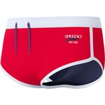 Speedo Retro Logo Brief Mens High Risk Red