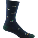 Darn Tough Duck Duck Moose Crew Lightweight with Cushion Mens Eclipse