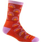 Darn Tough Ray Day Micro Crew Lightweight Hiking Sock Womens Tomato