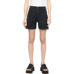 Duer Stretch Canvas High Rise Relaxed Short Womens Black