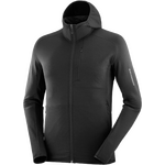 Salomon Essential Lightwarm Hoody Mens Deep Black