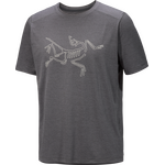Arc'teryx Cormac Logo SS Mens Black Heather