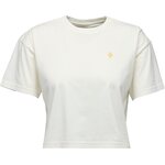Black Diamond Diamond Crop Short Sleeve Tee Womens Off White