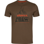 Härkila Nature Short Sleeve T-Shirt Mens Slate Black