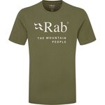 Rab Stance Mountain Organic Cotton Tee Mens Army