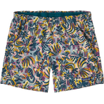 Patagonia Baggies Shorts 5" Womens Wild Botanist: Tidal Teal