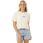 Rip Curl Sun & Sea Crop Tee Womens Bone
