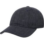 Stetson Baseball Cap Linen Dark Grey