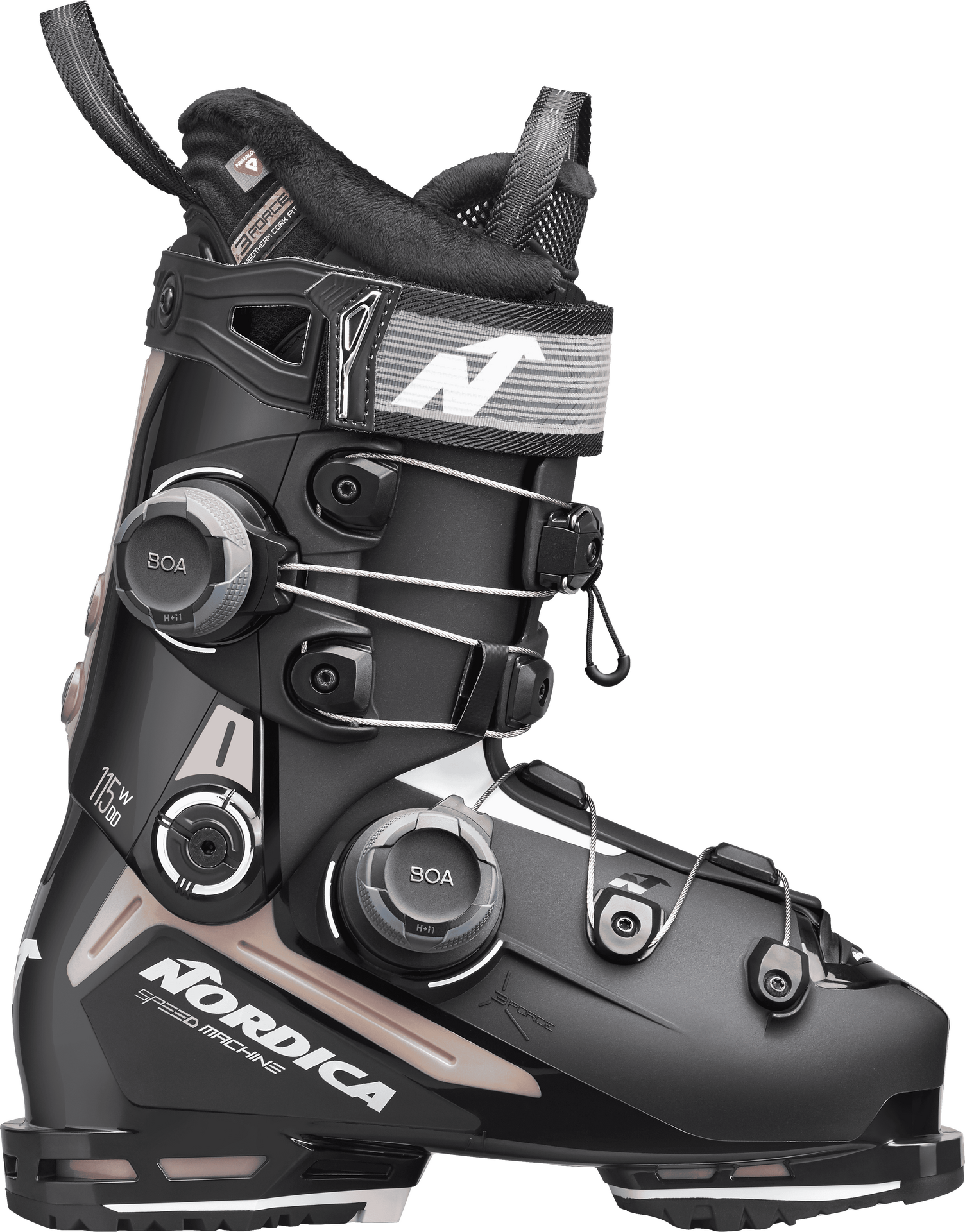 Nordica Speedmachine 3 115W BOA DD Womens Black-Pink-White