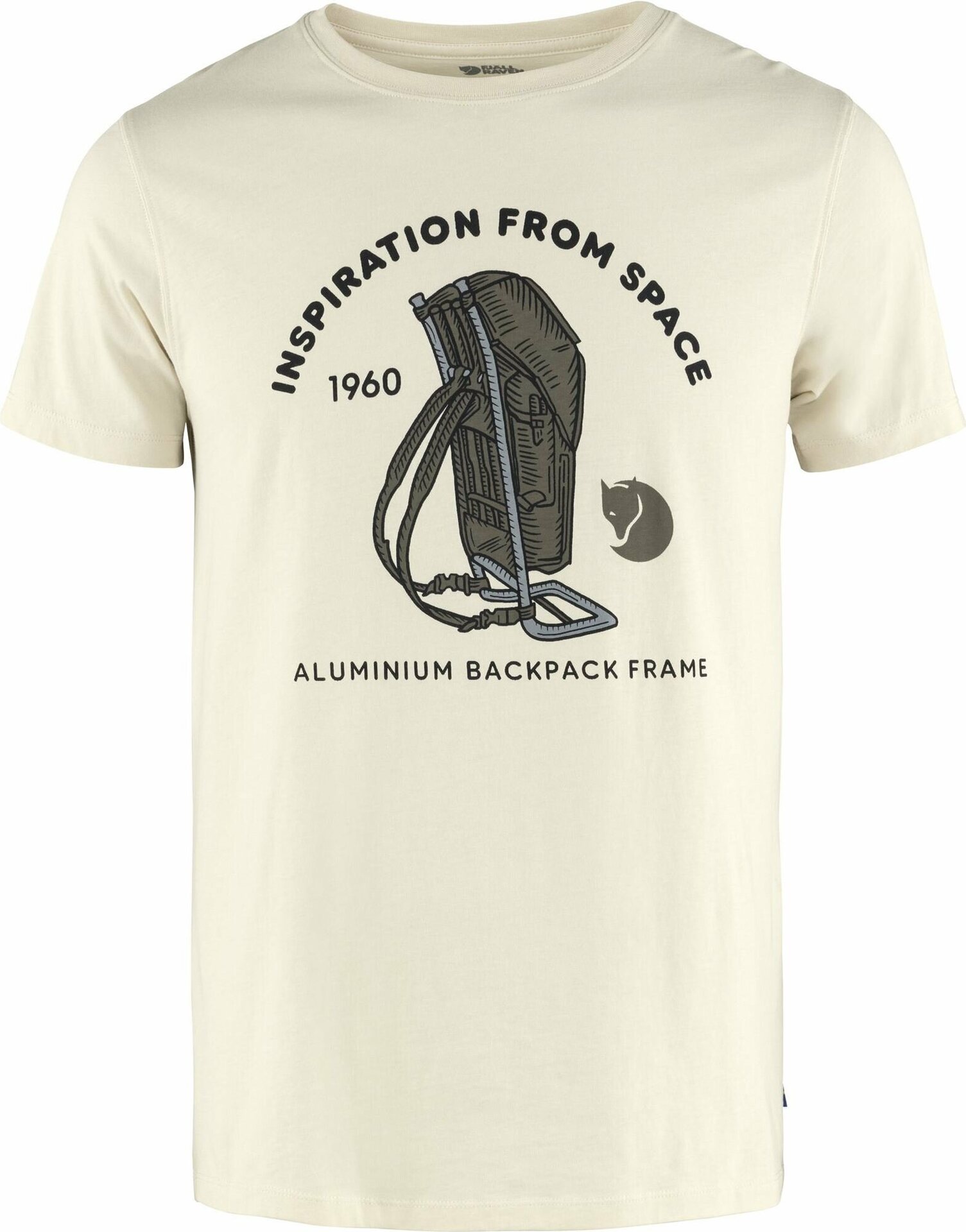 Fjällräven Space T-Shirt Print Mens Chalk White (113)