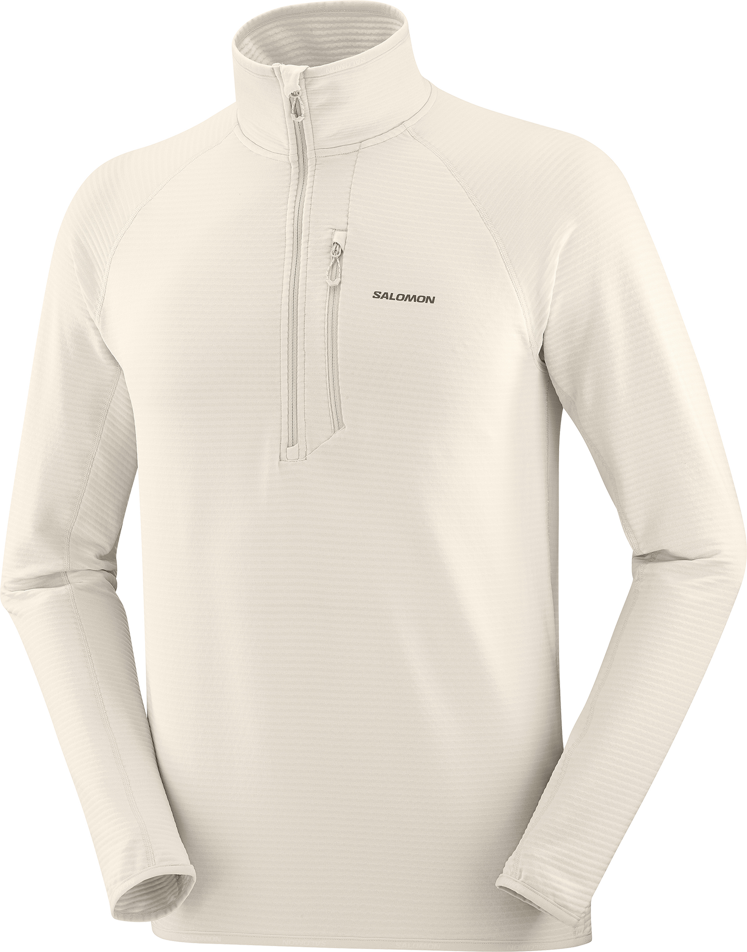 Salomon Essential Lightwarm Half-Zip Mens Rainy Day