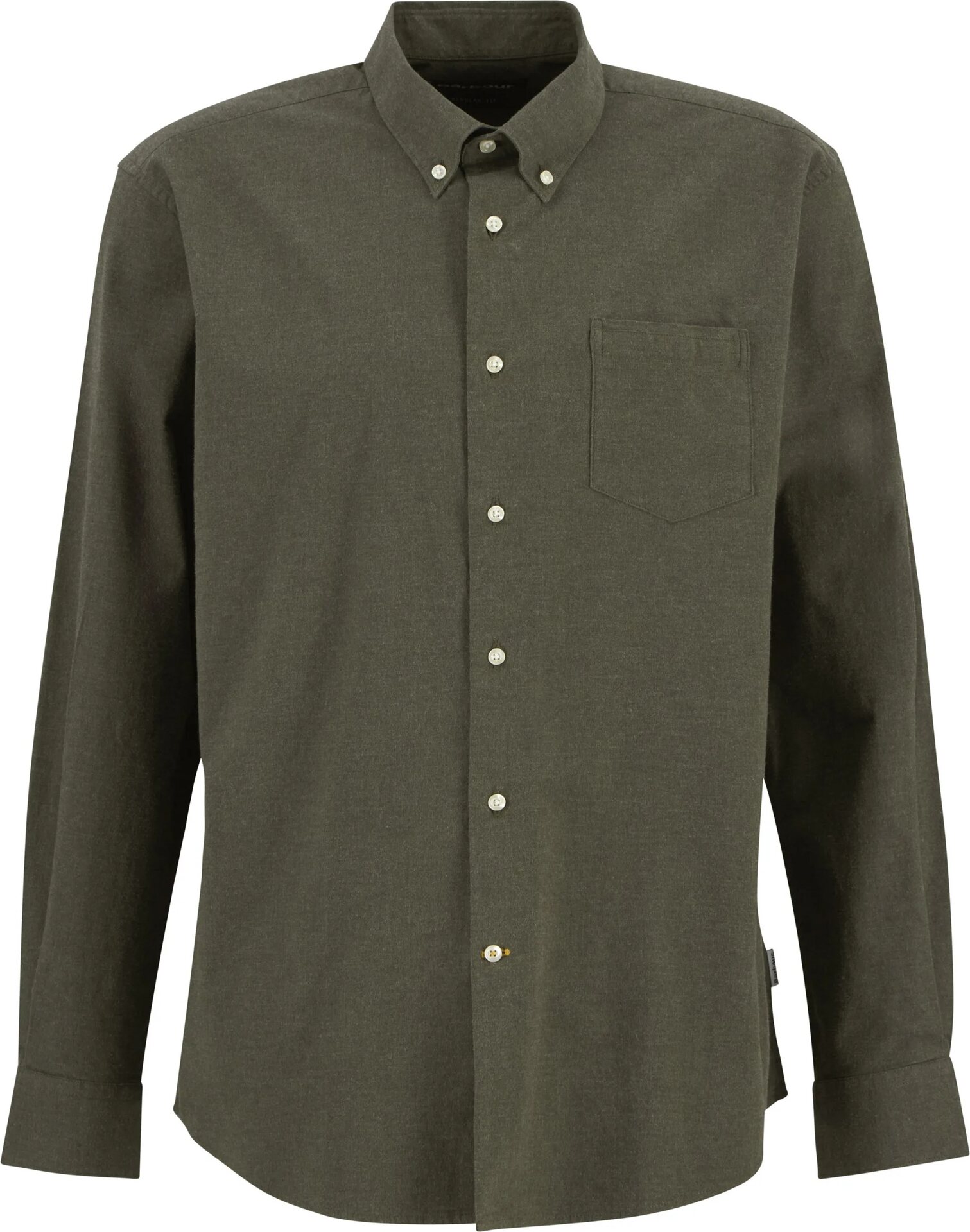 Barbour Aukside Regular Fit Shirt Mens Olive Marl