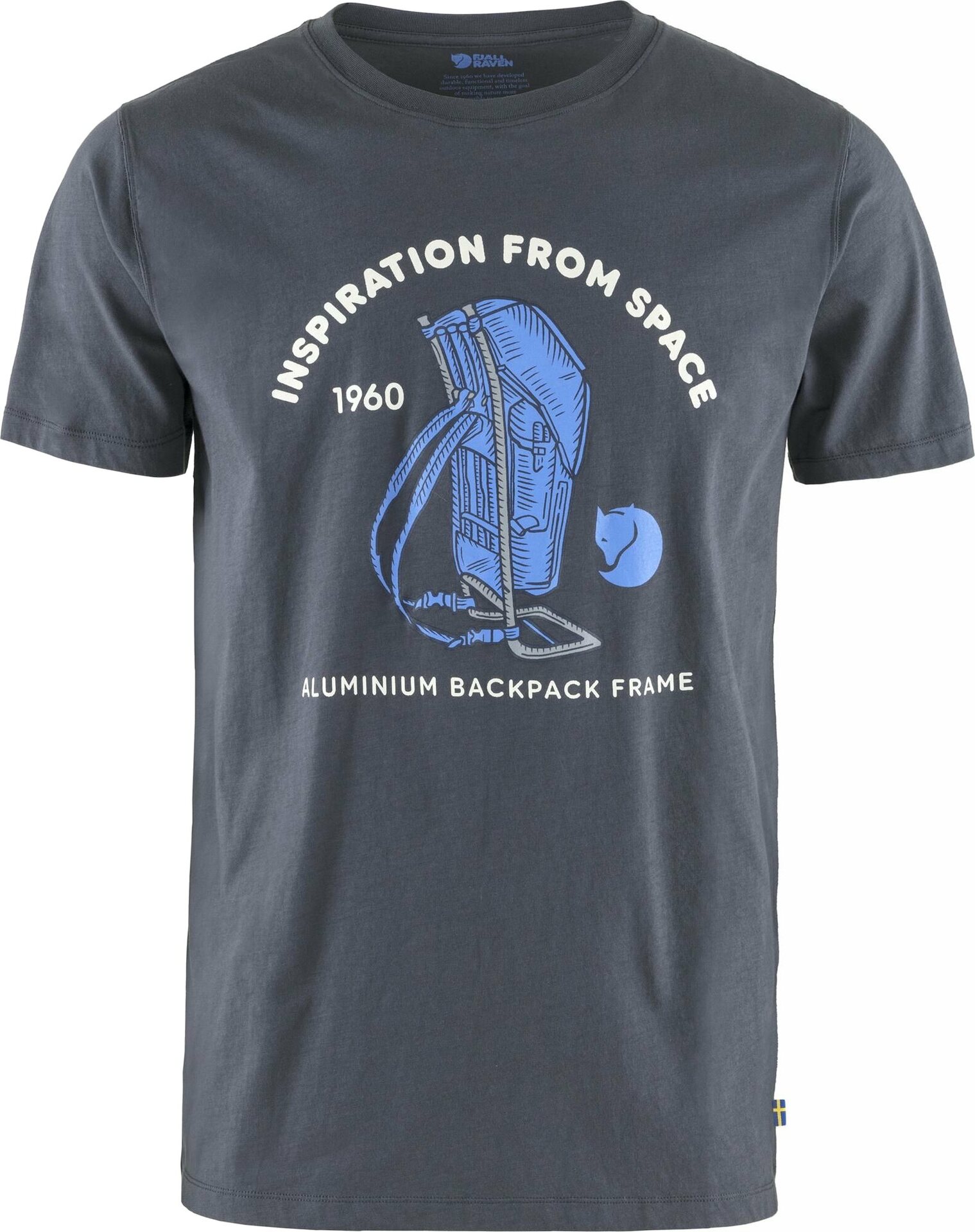 Fjällräven Space T-Shirt Print Mens Navy (560)