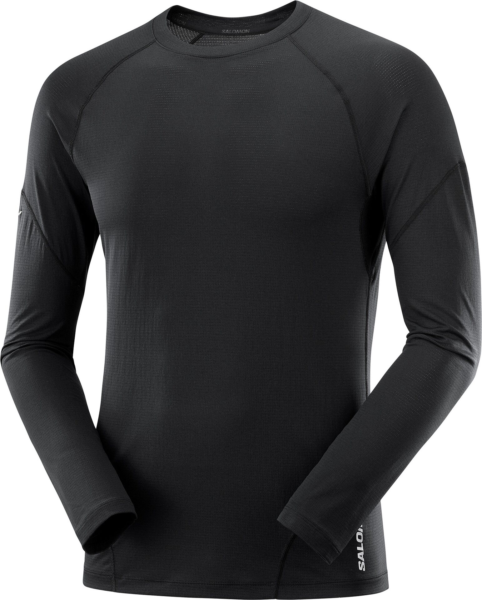 Salomon Cross Run LS Tee Mens Deep Black