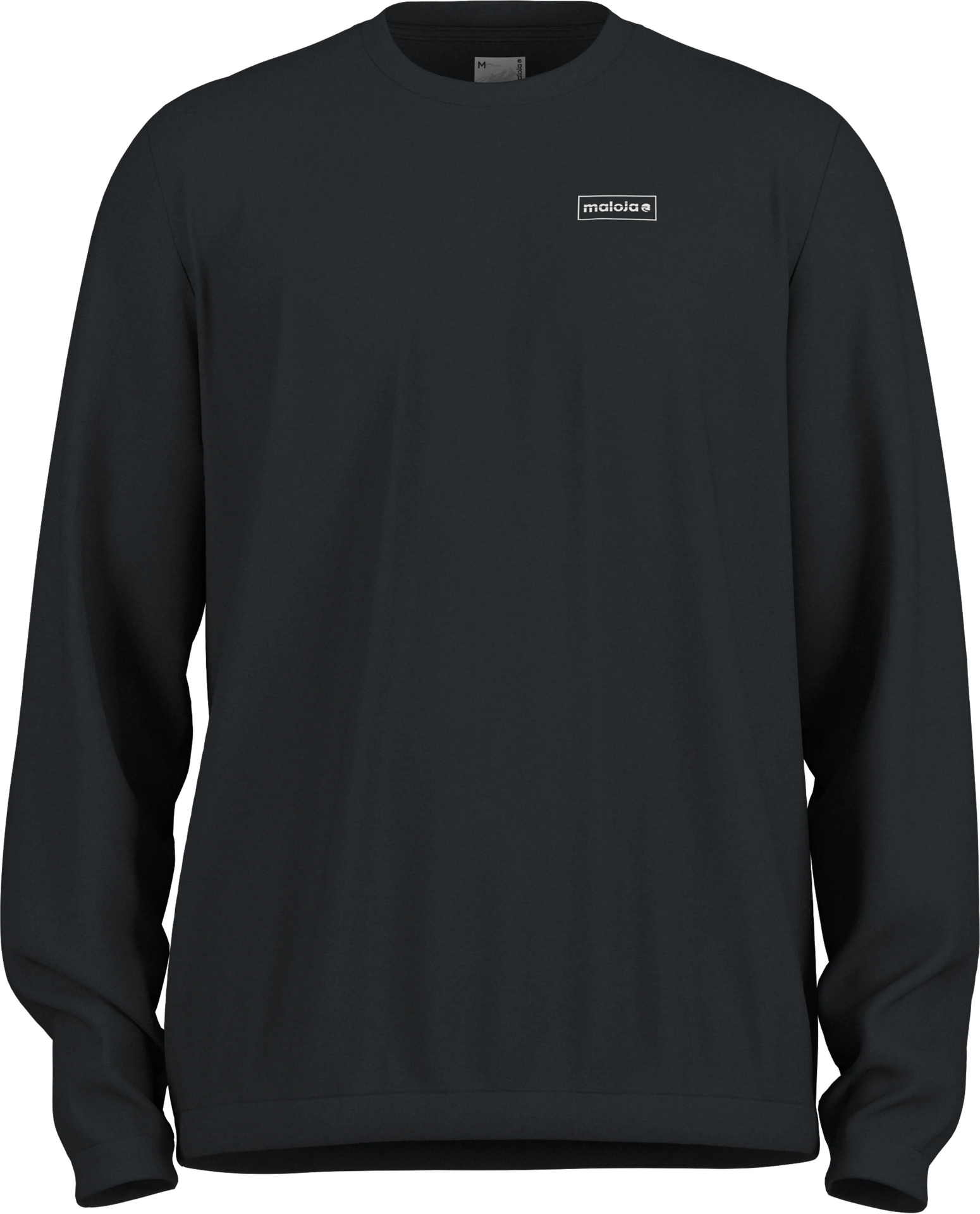 Maloja TennaM. Organic Cotton Longsleeve Mens Deep Black