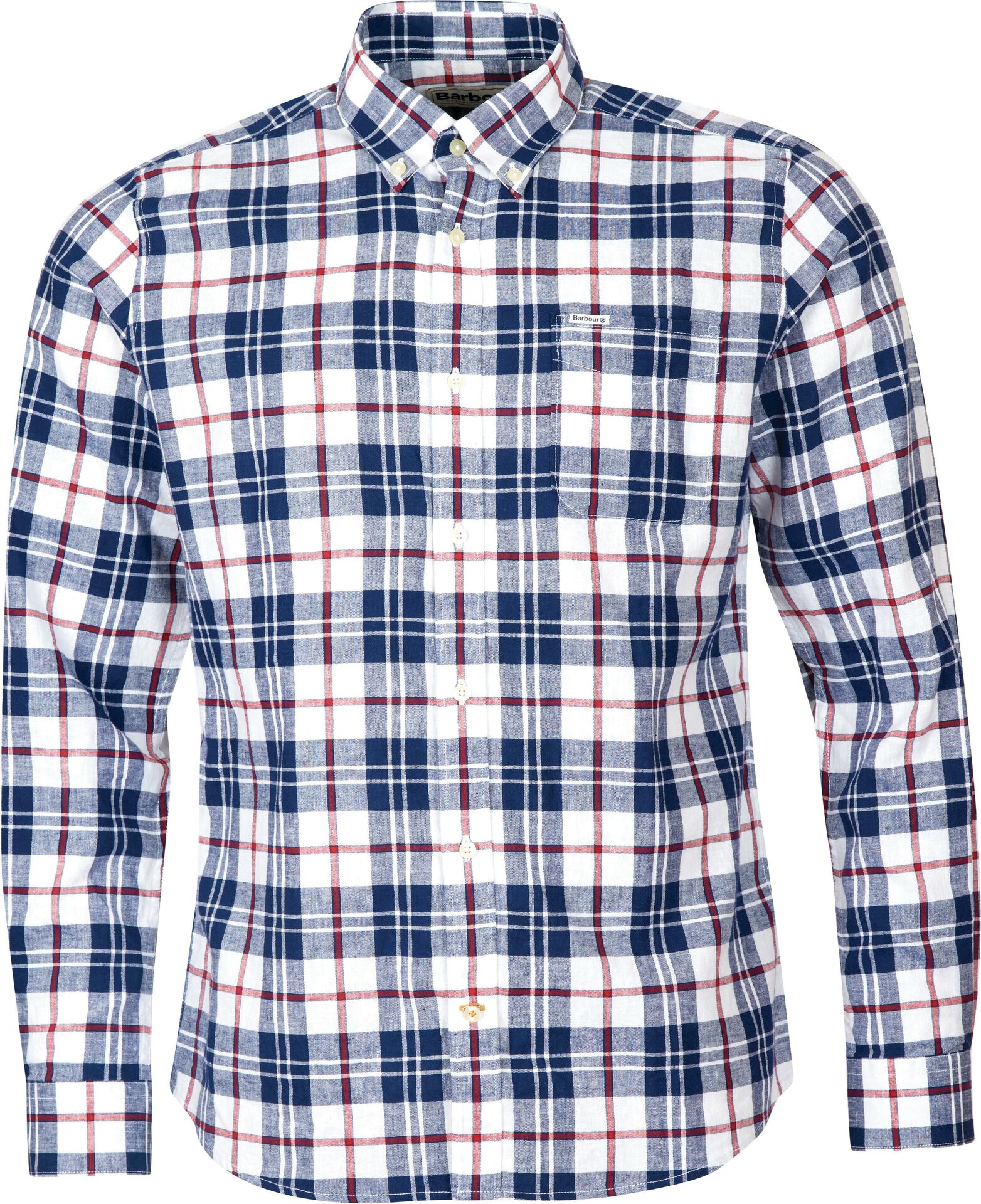 Barbour Thorpe Tailored Shirt Mens White