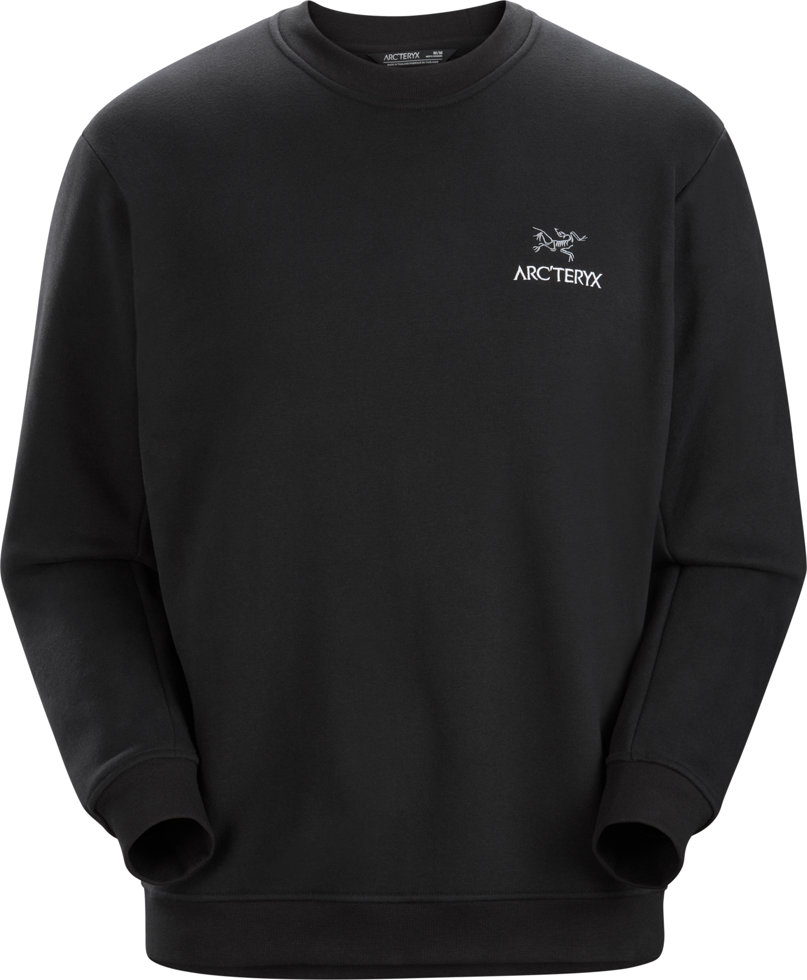 Arc'teryx Emblem Fleece Crew Mens Black
