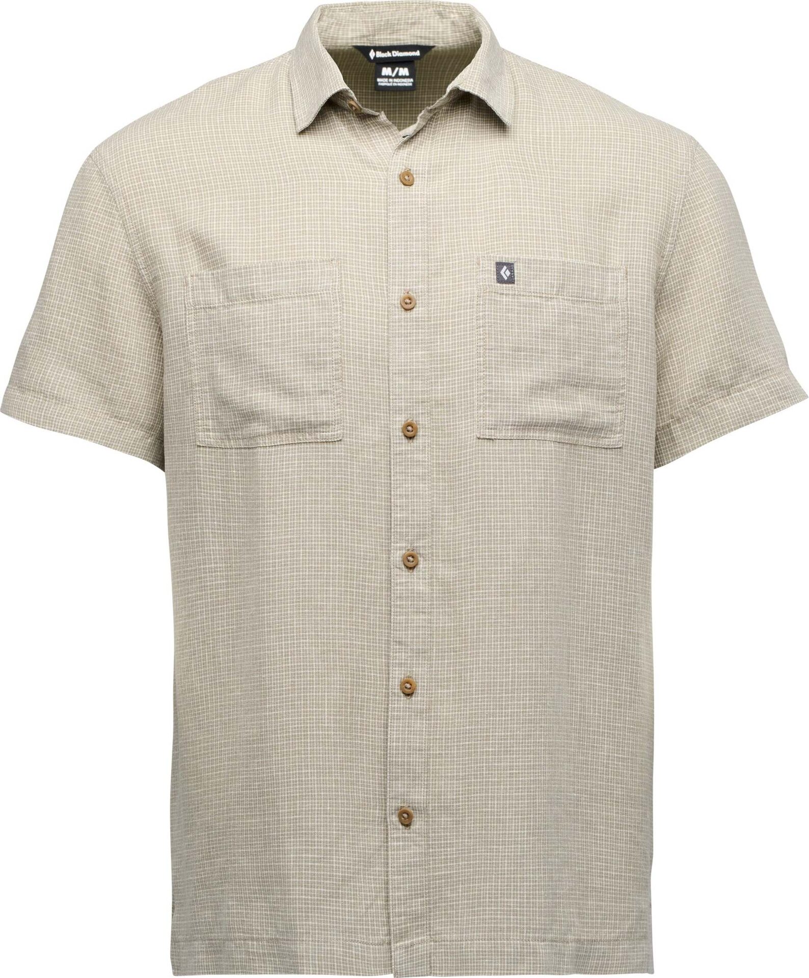 Black Diamond Scenic Route Short Sleeve Shirt Mens Pine Smoke-Chalk