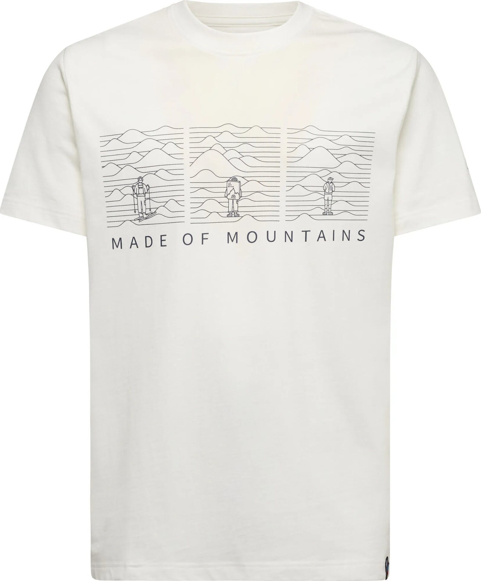 La Sportiva Made Of Mountain T-Shirt Mens Chalk/Night Sky
